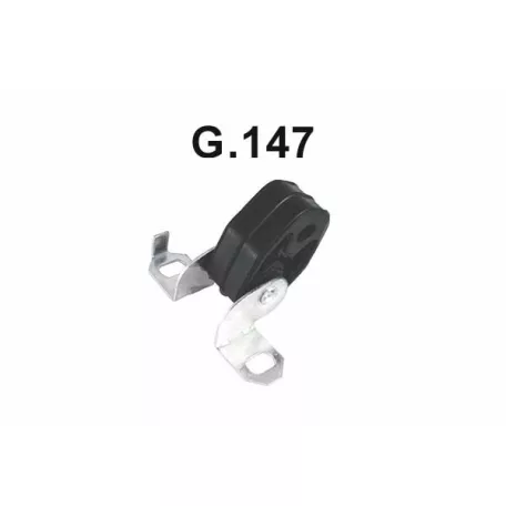 Kipufogó tartó gumi szerelvény – (255-146 / G.147)