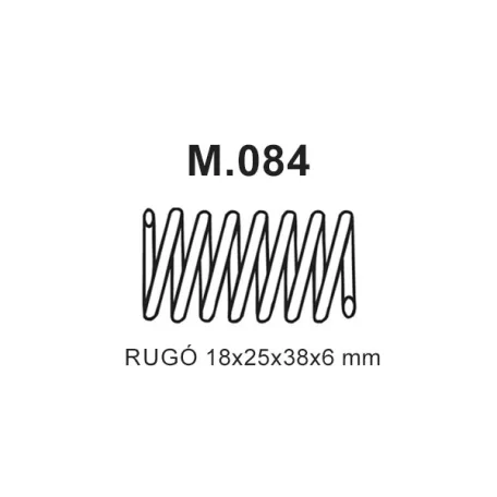 Kipufogó rögzítő szerelvény 18x25x38x6 – (251-203 / M.084)