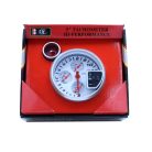 Fordulatszámmérő váltásjelzővel és extra műszerekkel – 5" (127 mm), kék háttérvilágítás