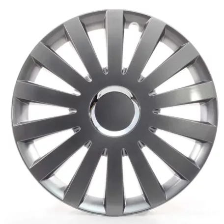 Sail szürke 16" dísztárcsa – Leoplast, strapabíró műanyagból