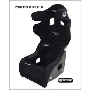 Mirco RS7 2020 Versenyülés, Fekete, FIA homológ