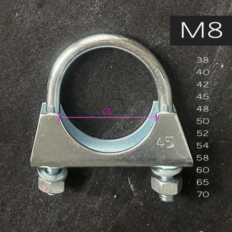 SBAutoparts Kipufogó Bilincs M8 (52 mm)