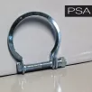   Francia C kipufogó cső bilincs – 80mm, egycsavaros, Renault, PSA