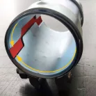 Kipufogó csőkapcsoló bilincs – ø46x50x95 mm, dupla bilincs