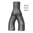 Kipufogócső elosztó Y - 1x55, 2x55 mm