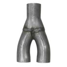 Kipufogócső elosztó Y - 1x55, 2x55 mm