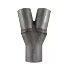 Kipufogó Y elosztó - 1x60, 2x50 mm