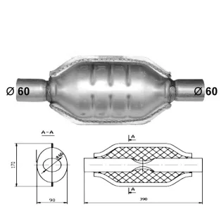 Polmo 00.22 – Univerzális kipufogó dob