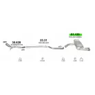 POLMO 01.120 - Kipufogó hátsó dob AUDI A3 1.9 D (2004-2008)