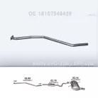 POLMO 03.09 - Kipufogó középső cső BMW 3 E90 2.0 (2005-2012)