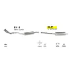 BMW 316i 1.6 90-93 Hátsó Kipufogó Dob - Polmo 03.11