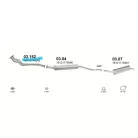 BMW E30 1.8 10 Kipufogó Gyűjtő Cső - Polmo 03.152