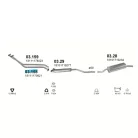 BMW 320i 83-90 2.0i Kipufogó Gyűjtő Cső - Polmo 03.158
