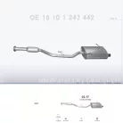 POLMO 03.17 - Kipufogó rendszer BMW 3 E36 1.8, 1.9 (1995-2000)