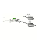 Polmo 03.36 – BMW 5 E39 Középső kipufogó dob