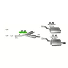 Polmo 03.38 – BMW 5 E39 Középső kipufogó dob