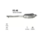 Polmo 03.46 – BMW 3 E36 Kipufogó hátsó dob