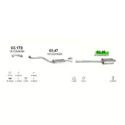 BMW 325 2.5TD 2.5TDS 90-99 Hátsó Kipufogó Dob - Polmo 03.48
