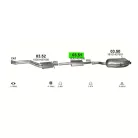 POLMO 03.51 - Kipufogó közép dob BMW 3 E46 2.0, 2.5, 2.8 (1998-2001)