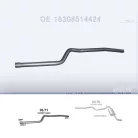 POLMO 03.71 - Kipufogó középső cső BMW 1 F20 1.6 D, 2.0 D (2010-2016)