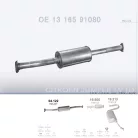 POLMO 04.122 - Kipufogó közép dob CITROEN JUMPER 1.9 D, 2.5 D (1994-2002)