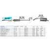   Kipufogó középső cső 1.2 VTi Citroen C3 / C4 Cactus / Opel Crossland / Peugeot 208/2008