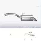 POLMO 04.333 - Kipufogó hátsó dob CITROEN C8 3.0 (2002-2011)