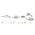 Polmo 05.75 – Opel Antara / Chevrolet Captiva 2.2D kipufogó összekötő cső
