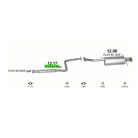 Polmo 12.17 – MAZDA MX6, 626 kipufogó középdob