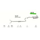 Polmo 12.32 – MAZDA 121 Kipufogó hátsó dob