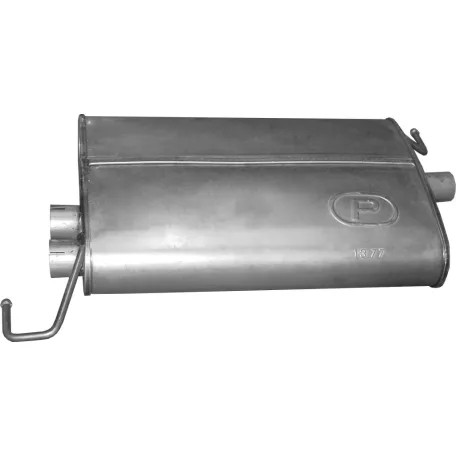 POLMO 13.77 - Kipufogó hátsó dob MERCEDES ML320 - W163 3.2 (1998-2002)