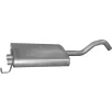   POLMO 13.88 - Kipufogó hátsó dob MERCEDES ML350 - W163 3.7 (2002-2005)