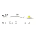 Polmo 17.37 – Opel Vectra Kipufogó hátsó dob