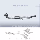 POLMO 17.650 - Kipufogó gyűjtő cső OPEL SIGNUM 2.0 (2003-2009)