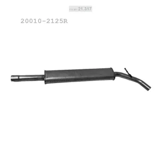   POLMO 21.317 - Kipufogó közép dob Renault Megane IV 1.2 TCe HB 2015-2019