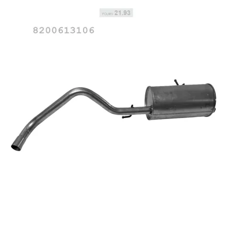 POLMO 21.93 - Kipufogó hátsó dob Renault Kangoo 1.6 16V