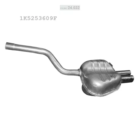 Polmo 24.032 kipufogó - Skoda Octavia II 2.0 FSi