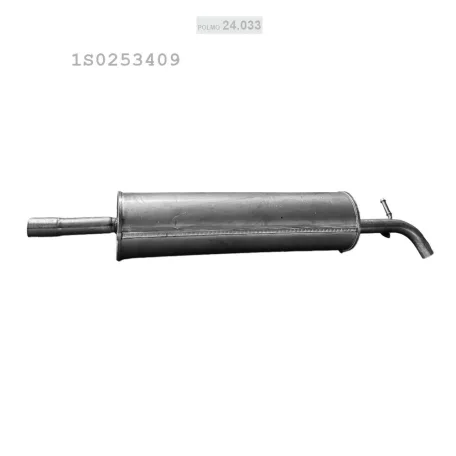 POLMO 24.033 - Kipufogó közép dob Seat Mii / Skoda Citygo / VW Up 1.0 (2012-2020)