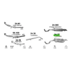 Polmo 24.37 – Seat Toledo / Skoda Octavia / VW Golf IV / 1.9 TDi kipufogó hátsó dob