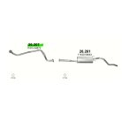 Polmo 26.207 – Toyota Hilux / VW Taro kipufogó első cső