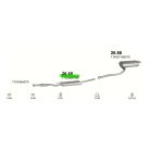 Polmo 26.65 – TOYOTA Carina E Középső kipufogó dob