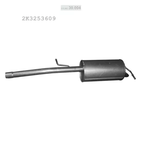POLMO 30.004 - Kipufogó hátsó dob VW CADDY III 1.6 (2007-2015)