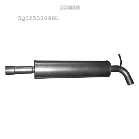 POLMO 30.016 - Kipufogó közép dob VW GOLF 1.5 (2017-2020)