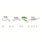 POLMO 30.08 - Kipufogó közép dob VW GOLF 1.1, 1.3, 1.4, 1.6 (1985-2014)