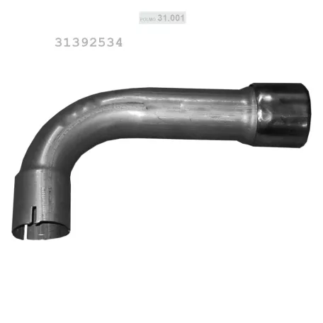 POLMO 31.001 - Kipufogó hátsó cső VOLVO S60 2.0 D, 2.4 D (2009-2017)