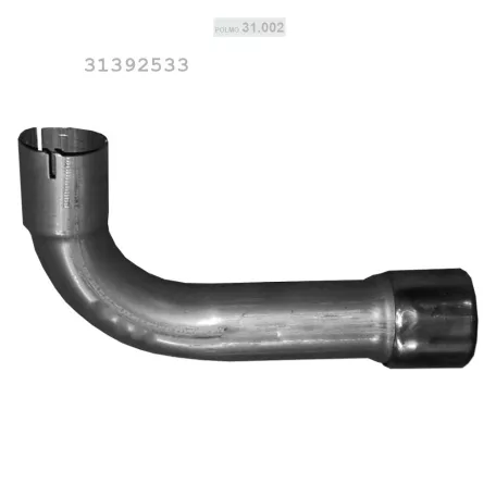 POLMO 31.002 - Kipufogó hátsó cső VOLVO S60 2.0 D, 2.4 D (2009-2017)