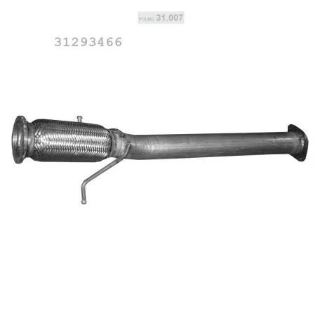 POLMO 31.007 - Kipufogó gyűjtő cső VOLVO S60 2.0 D, 2.4 D (2010-2018)