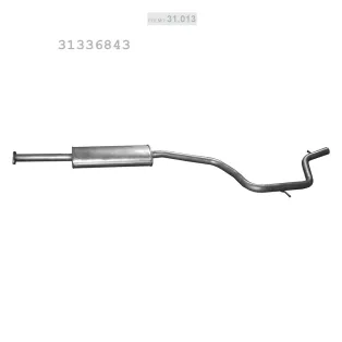  POLMO 31.013 - Kipufogó közép dob VOLVO V70 2.0 (2008-2011)