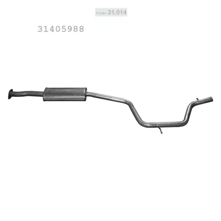 POLMO 31.014 - Kipufogó közép dob VOLVO V70 1.6 (2010-2015)