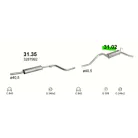 POLMO 31.02 - Kipufogó hátsó dob VOLVO 340 1.4, 2.0 D, 2.4 D (1981-2017)